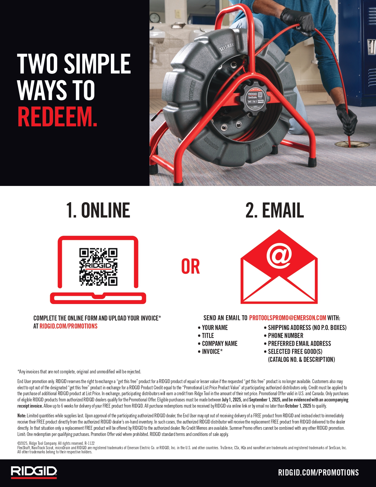 RIDGID Summer Promo