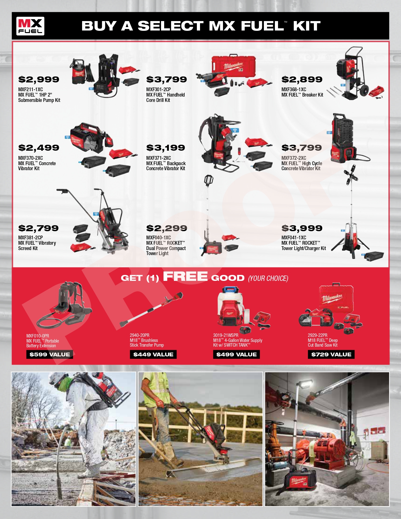 Milwaukee Promo Flyer