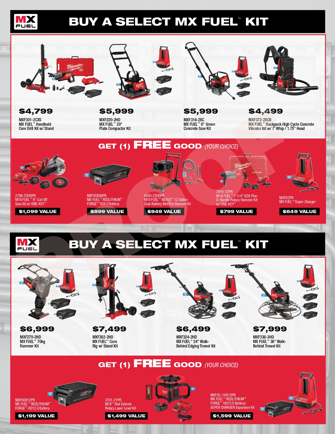 Milwaukee Promo Flyer