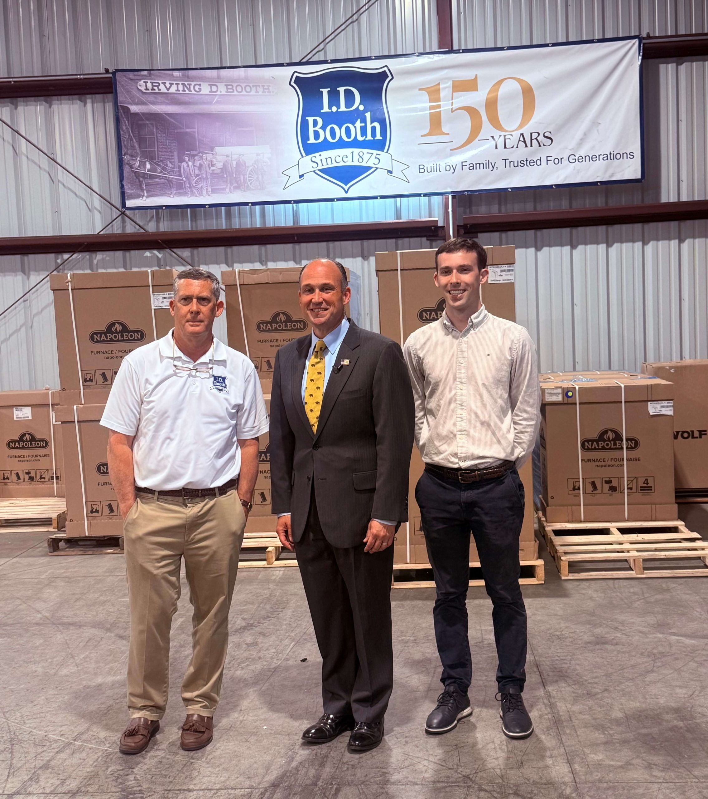 IMG_6041 Congressman Nick Langworthy visited I.D. Booth, Inc. on June 26, 2026, to discuss questions about state energy policy and how it will impact local businesses.